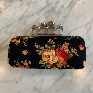 Floral Stone Clutch